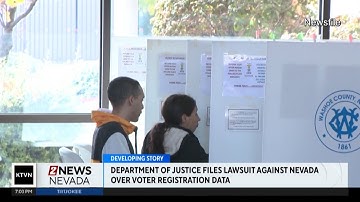 Nevada responds after DOJ sues State over access to voter registration data