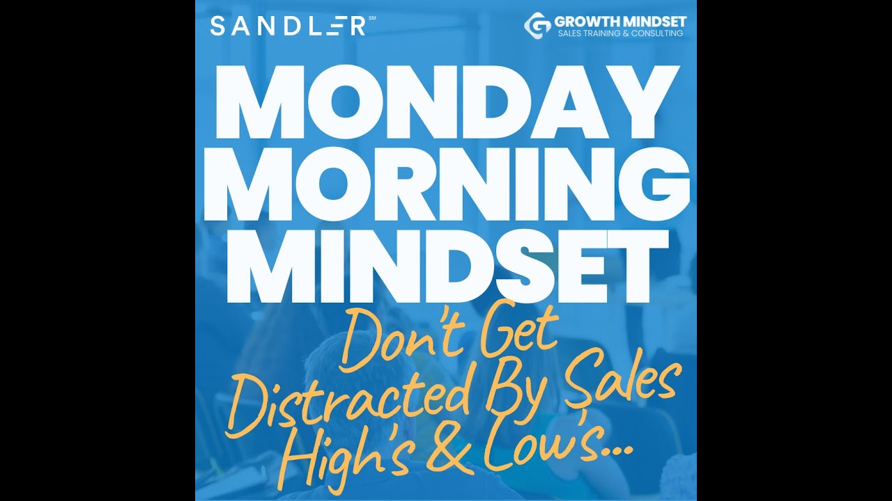 Monday Morning Mindset (17) - Salespeople Get Paid To Work in Adverse Conditions