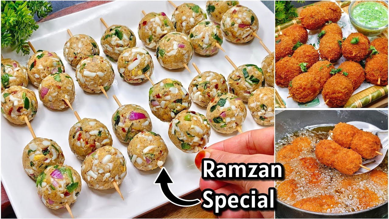 Iftar Special Recipes | Tandoori Cheese Egg Balls Stick | New Recipe | Ramzan Special Iftar Recipes 