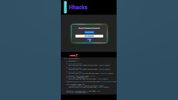 password generator #shorts #javascript