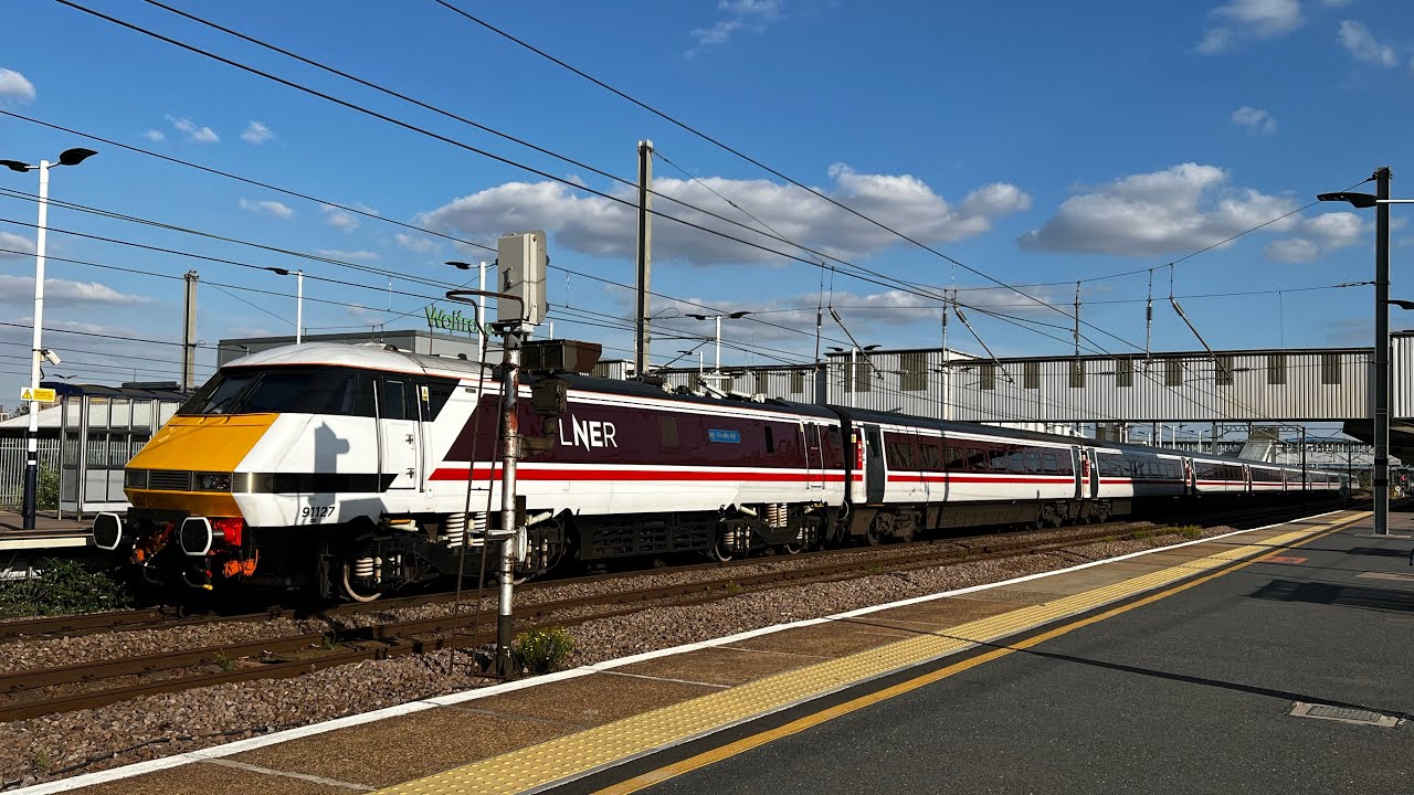 Trains at Peterborough (ECML) 3/8/2024