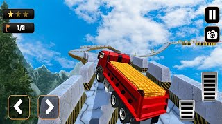 Juegos de Autos Android - Impossible Truck Driving - Pistas a Toda Velocidad de Autos Android screenshot 2
