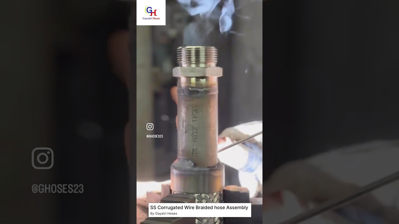 SS Corrugated Wire Braided Hose Assemblies built for durability & precision. 