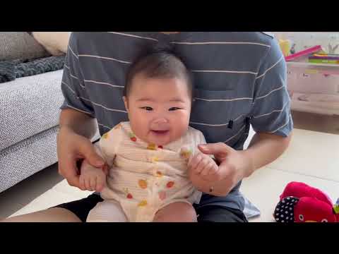 [깨소금 육아로그] 4개월 아기 일상/아빠 육아/아빠 육아휴직 일상/전지적 엄마 관찰 시점/4개월 아기 하루 루틴/4개월 아기 일과