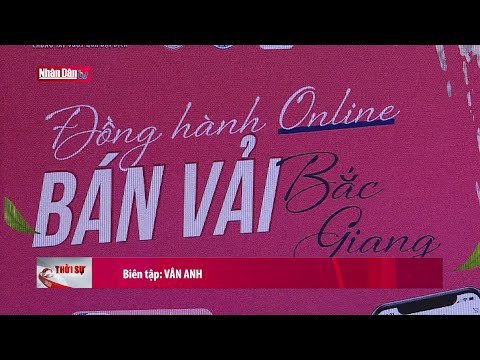 Video 6 sàn thương mại điện tử mở bán vải thiều Bắc Giang - youtube