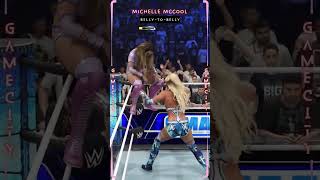 Michelle Mccool Delivers Belly-To-Belly On Chelsea Green