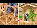 DIY House for a Dog Made by the Master