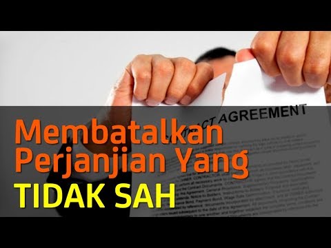 Video: Cara Membatalkan Perjanjian Penjamin