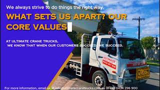 Why Choose ULTIMATE Crane Trucks?