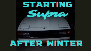 Celica Supra First start after winter brake