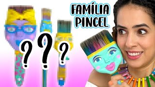 CRIEI uma FAMÍLIA PINCEL pra PINCERELA! Fortes emoções! Paula Stephania