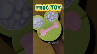 frog Toy #diy #colourpapercraft #craft #art #ideas #handmade #frog #toys #origami #crayon