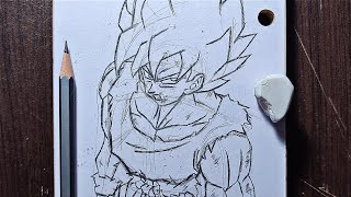 Cómo dibujar a Goku transformado en Super Sayayin por primera vez ?| A PASO RÁPIDO✍️