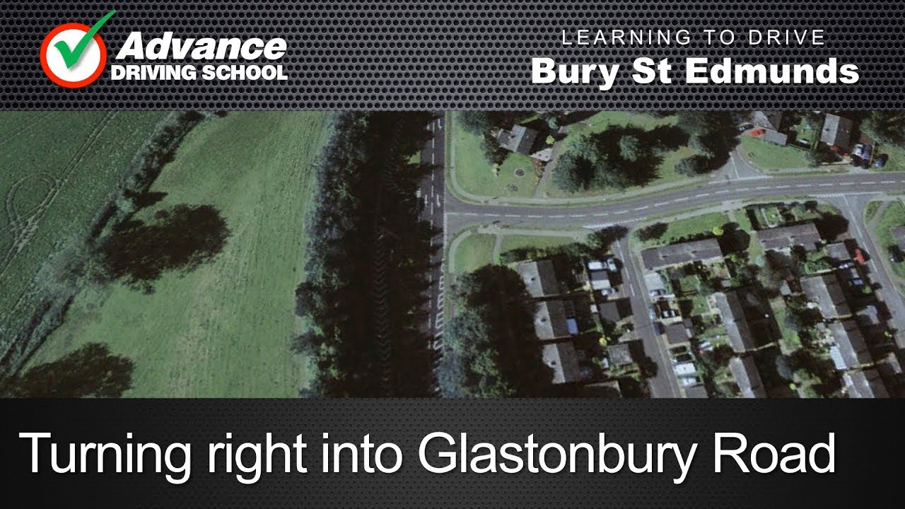 Turning right into Glastonbury Road Bury St Edmunds YouTube