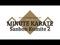 Sanbon Kumite 2/6 with count - Attack Oizuki Jodan - from Minute Karate by Arrow Karate