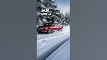 The evolution of the Audi Q7