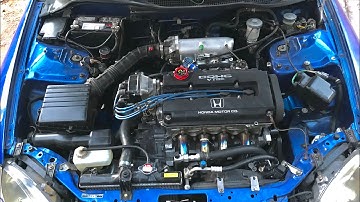 Making The B20Vtec DelSol exhaust and First Start Up