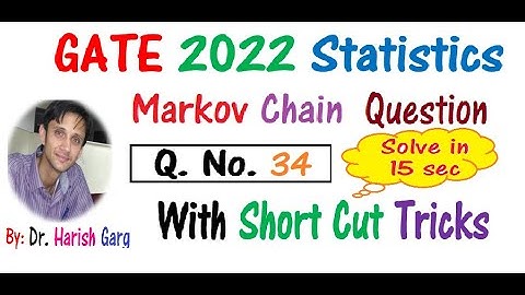 Q No  34 | GATE 2022 Statistics | Solve in 15 Sec