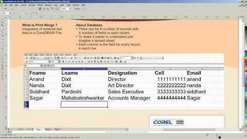 Tutorial CorelDRAW  Using Imposition and Print Merge