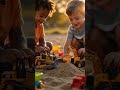Amazing Sandbox Construction with Toy Vehicles! #Shorts