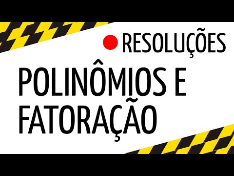 RESOLUÇÃO DE EXERCÍCIOS - POLINÔMIOS - 8º ANO