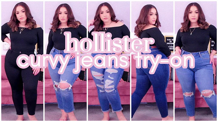 HOLLISTER CURVY JEANS TRY ON HAUL | Size 15 & 17