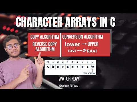 Master Character Arrays in C: Copy, Reverse, etc... | C Programming ...