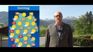 Ein verbreitet sonniges Wochenende, in der neuen Woche von Westen/Südwesten her unbeständiger.