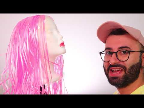 DRAG CAMP 2021 | Beardney Spears | MAKING A WIG USING DOLLAR STORE MATERIALS