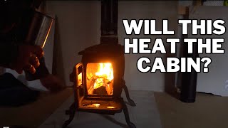 HEATING A CABIN WITH A $200 WOOD STOVE by Mark of all trades 2,136 views 5 months ago 8 minutes, 33 seconds