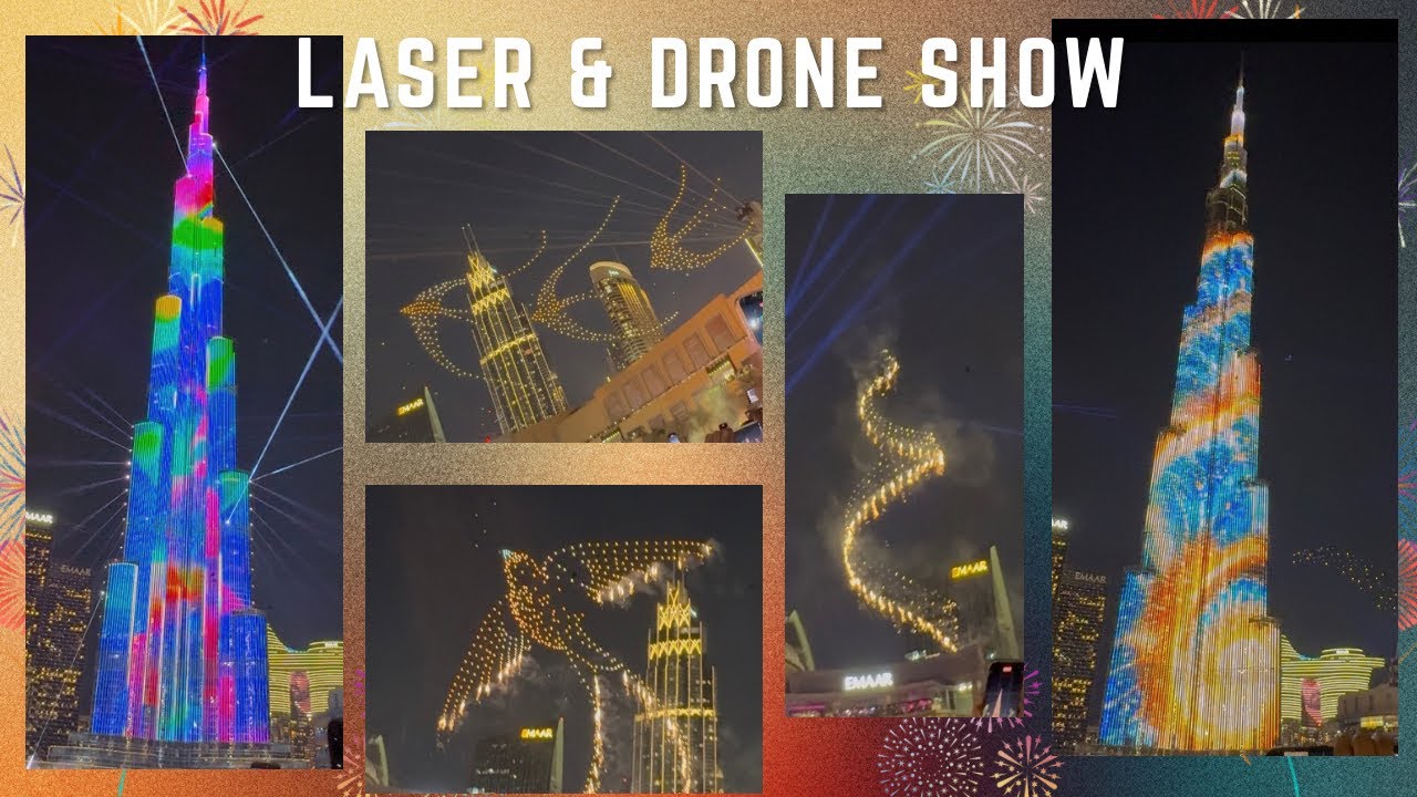 Laser Show | Drone Show | Burj Khalifa | Dubai 2026