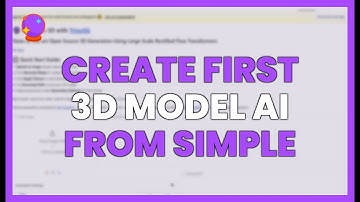 CREATE your FIRST 3D MODEL with AI from a SIMPLE IMAGE – TRIPOSG