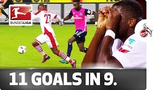 All Goals From Modeste Europes Top Goalscorer Beating Messi, Suarez And Dzeko