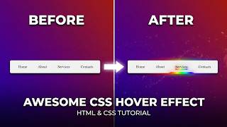 CSS Hover Effect для меню: Полный гид по свойствам Background (HTML & CSS)
