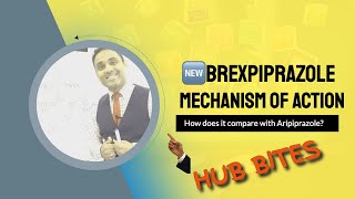 How is BREXPIPRAZOLE different from ARIPIPRAZOLE? | Mechanism of action of REXULTI | Dr Rege