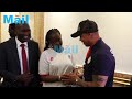 Adut Salva Kiir Mayardit Meets Senegal Football Stars Hadji Diouf And Khalilou Fadiga 10 10 2025 
