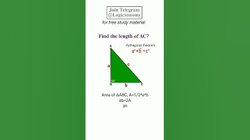 Length of hypotenuse| Viral problem 🔥| Geometry tricks #logicxonomy #shorts