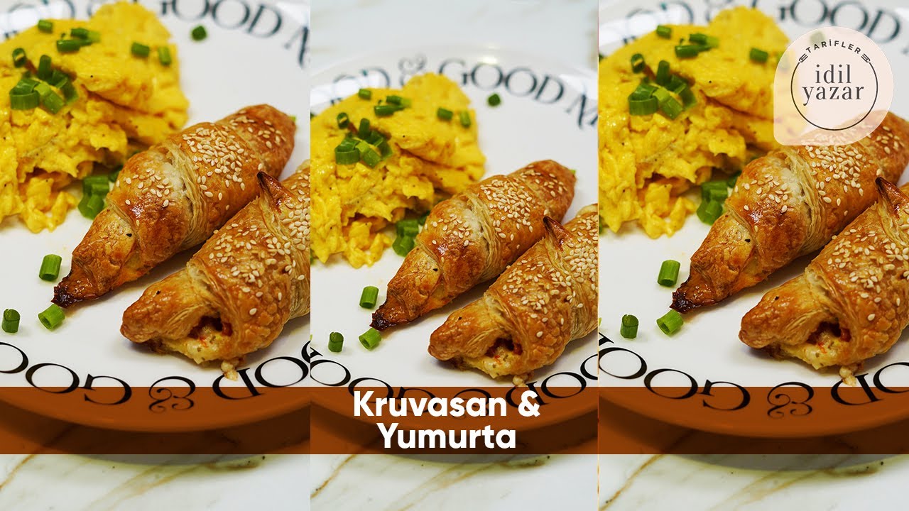 Kruvasan & Yumurta???????? Pratik Kahvaltı!
