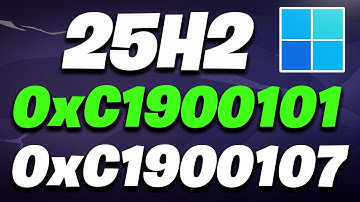 Version 25H2 Not Installing Error Code 0xC1900101/0xC1900107 In Windows 11 FIX