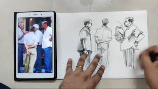 sketching kaise karte hain ,rapid sketching for beginners , sketch karne ka sabse aasan tarika