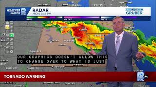 A tornado warning has been issued for Fond du Lac County