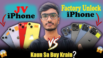 JV iPhone vs Factory Unlocked iPhone vs Software Unlocked iPhone || Which One is Better and Why?