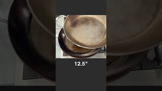 🍳De Buyer Carbon Steel Pan Size Comparison #debuyer #cookware #food #foodie