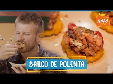 Polenta frita recheada com truta salmonada | Rodrigo Hilbert | Tempero de Família