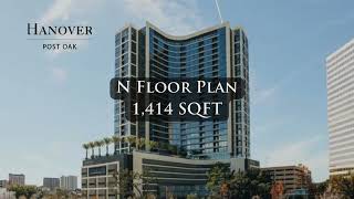 N Floor Plan: 2 bd / 2 ba