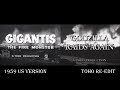 Godzilla Raids Again Vs Gigantis The Fire Monster Title Comparison Godzilla Raids Again Vs Gigantis The Fire Monster Title Comparison