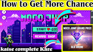 Moco Jump Event kaise complete Kare | How to Get More than 5 chance in Moco jump event |