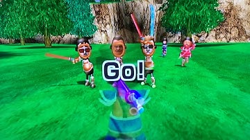 Wii sports resort swordplay showdown stage 15 forest reverse