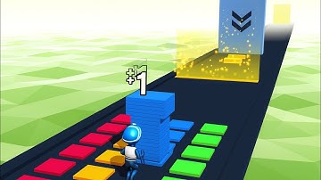 Stack Colors 3D Gameplay Crazy Color Stacking Run High Score Tricks Satisfying Runner Game