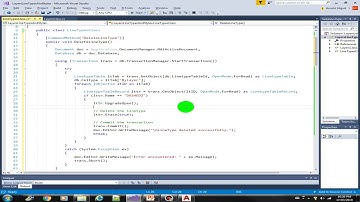 Deleting a LineType in AutoCAD using C# (S7 - 14)